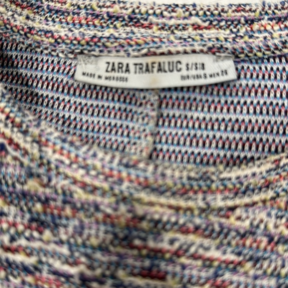 ZARA TWEED DRESS SIZE S WITH PEARL EMBELLISHMENTS - Picture 10 of 14